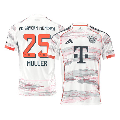 MÜLLER #25 Mens Bayern Munich Away Jersey 2025/26