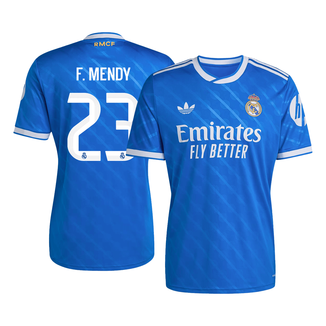 F. MENDY #23 Mens Real Madrid Third Jersey 2025/26