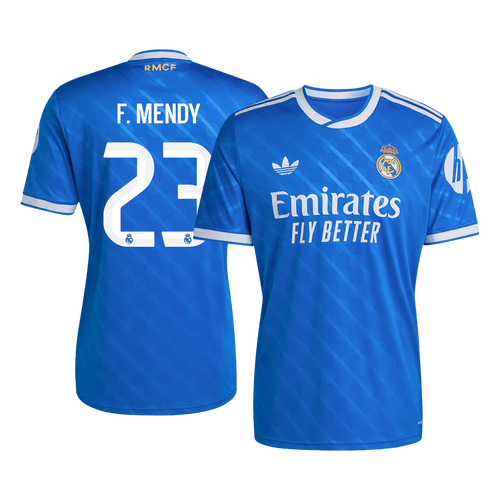 F. MENDY #23 Mens Real Madrid Third Jersey 2025/26