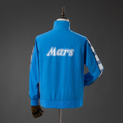 Napoli Windbreaker 1988-1989 Blue Football Soccer Jacket
