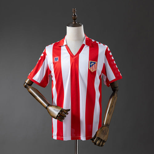 Atletico Madrid Jersey 1982-83 Home Retro Football Kit