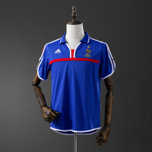 France Jersey 2000 Home Retro Football Kit