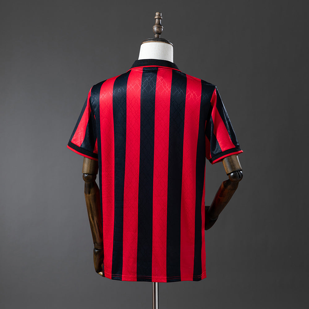 AC Milan Jersey 1995-96 Home Retro Football Kit