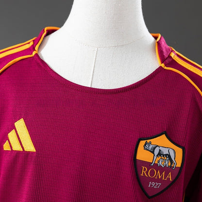 Kids AS Roma Jersey 25/26 Home Football Kit