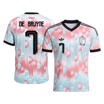 DE BRUYNE #7 Mens Belgium World Cup Away Jersey 2026