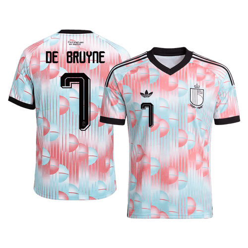 DE BRUYNE #7 Mens Belgium World Cup Away Jersey 2026