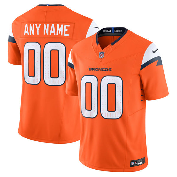 Custom Denver Broncos Jersey - Orange