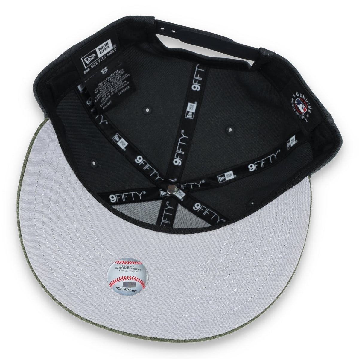 New Era Los Angeles Dodgers 2-Tone Color Pack 9FIFTY Snapback Hat- Grey/Olive