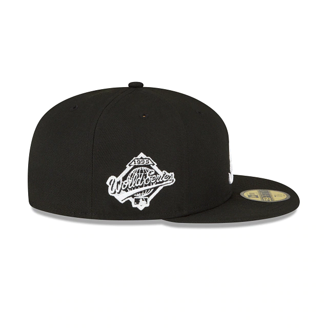 NEW ERA ATLANTA BRAVES 1995 WORLD SERIES SIDE PATCH 59FIFTY FITTED-BLACK/WHITE