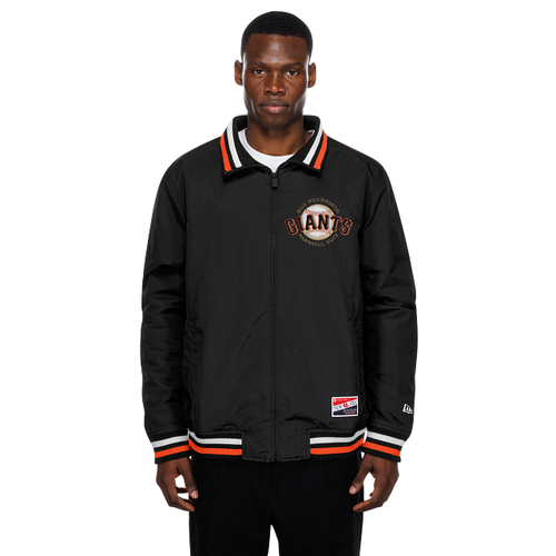 New Era Men's San Francisco Giants Throwback Nylon Full- Zip Jacket