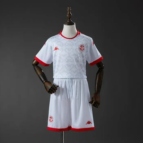 Kids Tunisia Away Jersey 2026 World Cup Football Kit Soccer Shirt