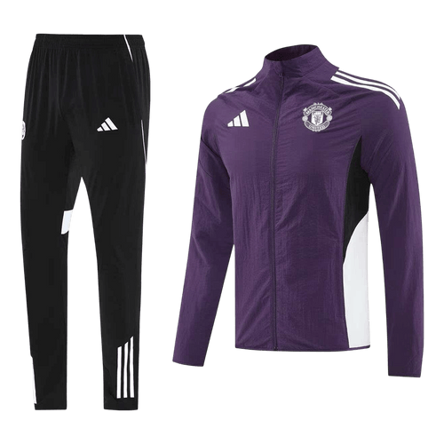 Manchester United 2025/26 Purple Training Tracksuit Kit (Top+Pants)