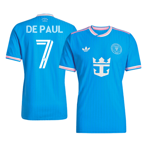 DE PAUL #7 Mens Inter Miami CF Third Jersey 2025 - Player Version (Slim Fit)