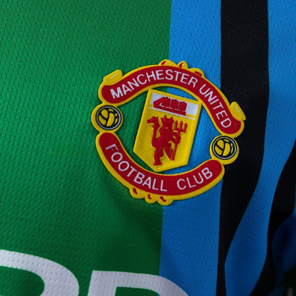 Manchester United Jersey 1992-94 Goalkeeper Retro Football Kit Long Sleeves
