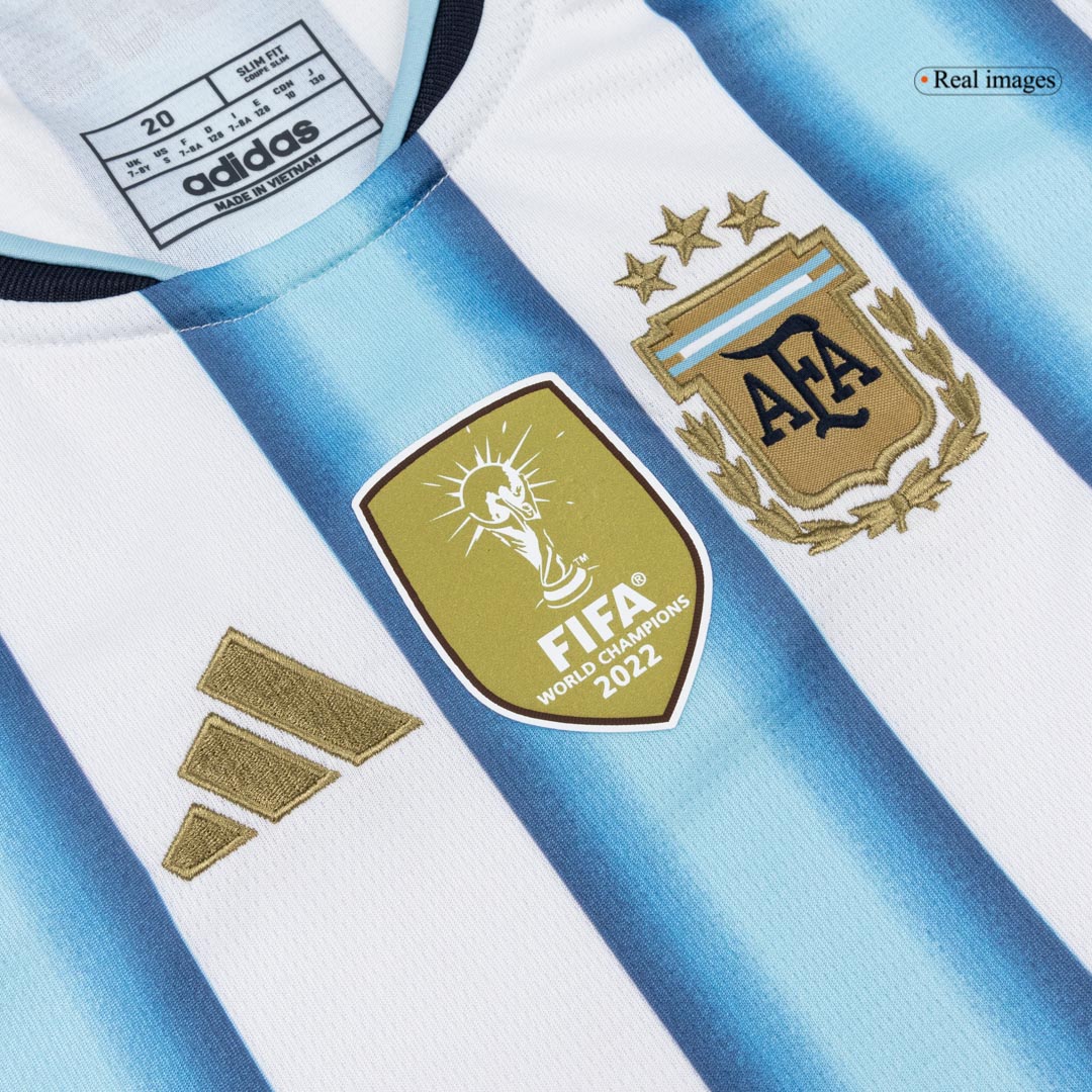 MESSI #10 Kids Argentina World Cup Home Kit 2026 [PREMIUM]