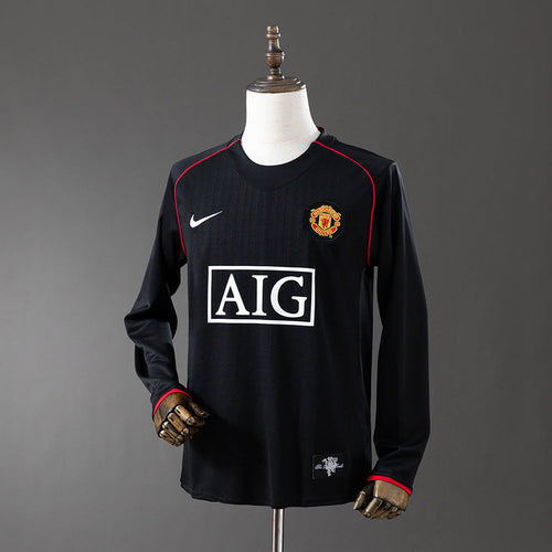 Manchester United Jersey 2007/08 Away Retro Kit Long Sleeve
