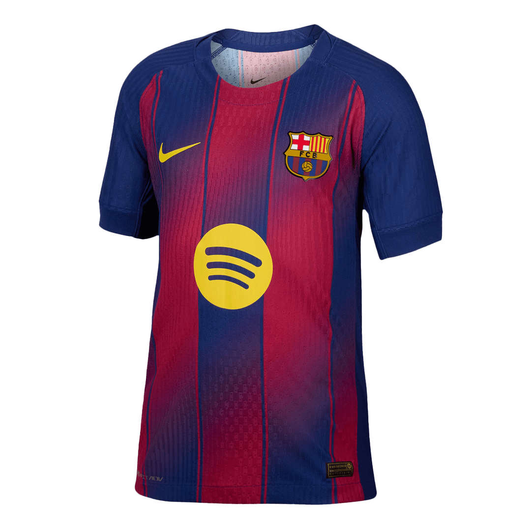 Mens Barcelona Home Jersey 2025/26 - Player Version (Slim Fit)