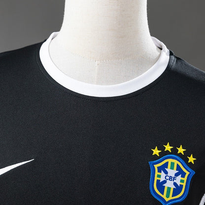 Brazil Jersey 2002 Black Retro Football Kit