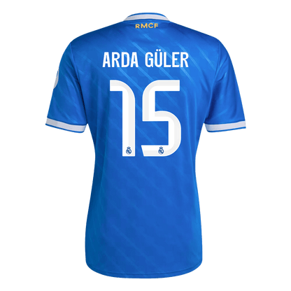 ARDA GÜLER #15 Mens Real Madrid Third Jersey 2025/26