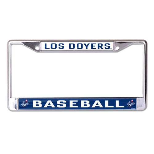 Los Angeles Dodgers Lic Plt Frame S/L Printed