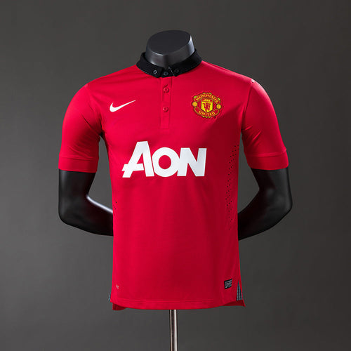 Manchester United Jersey 2013/14 Home Retro Football Kit Player Version