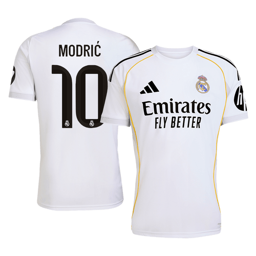 MODRIĆ #10 Mens Real Madrid Home Jersey 2025/26 [PREMIUM]