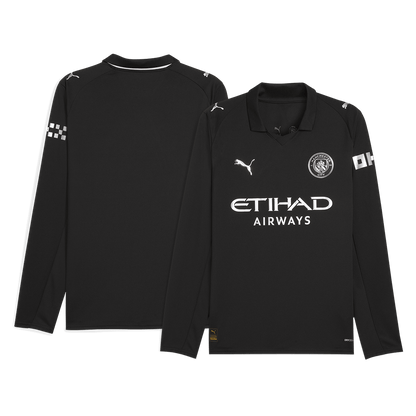 Mens Manchester City Away Long Sleeve Jersey 2025/26