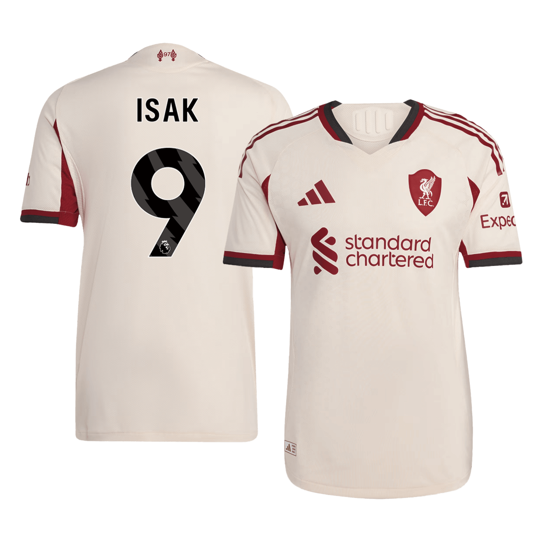 ISAK ##9 Mens Liverpool Away Jersey 2025/26 - Player Version (Slim Fit)
