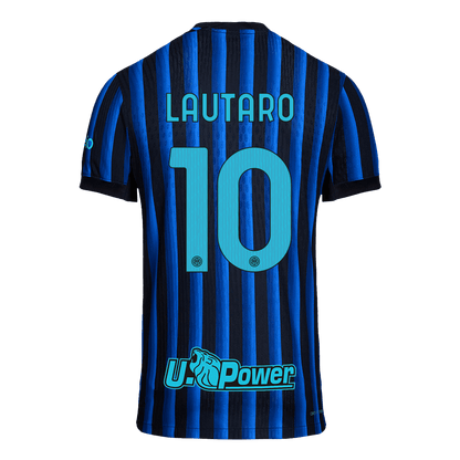 LAUTARO #10 Mens Inter Milan Home Jersey 2025/26 - Player Version (Slim Fit)