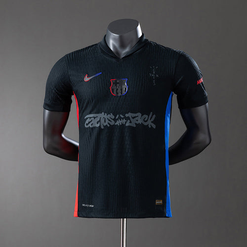 Barcelona 24/25 Travis Scott Cactus Jack Player Version Away Jersey