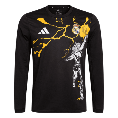 Mens Real Madrid Long Sleeve Jersey 2025/26