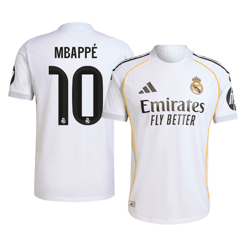 MBAPPÉ #10 Mens Real Madrid Home Jersey 2025/26 [PREMIUM]