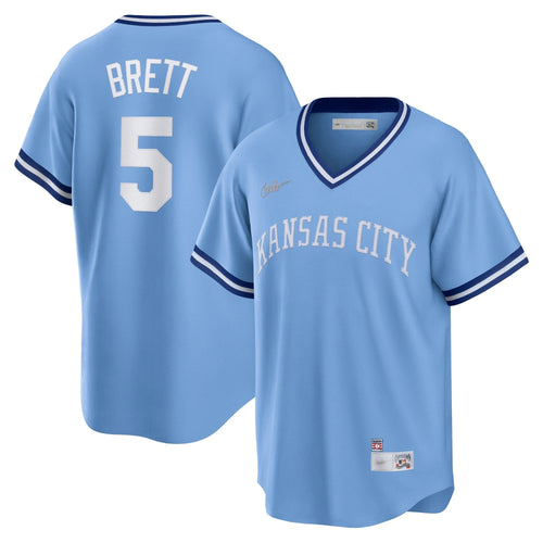 George Brett Kansas City Royals Cooperstown Collection Jersey - Light Blue