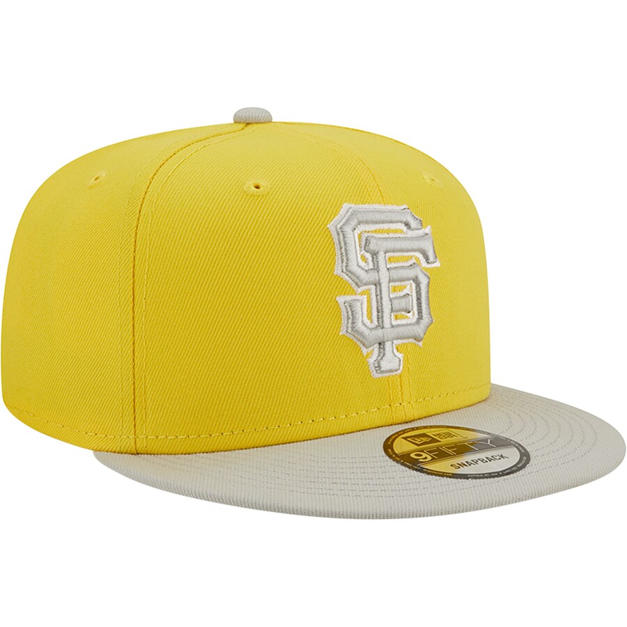 New Era San Francisco Giants 2-Tone Color Pack 9FIFTY Snapback Hat- Yellow/Grey