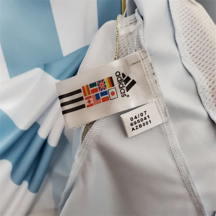 Argentina Jersey Home Kit 2006 Retro Football Team Soccer Shirt