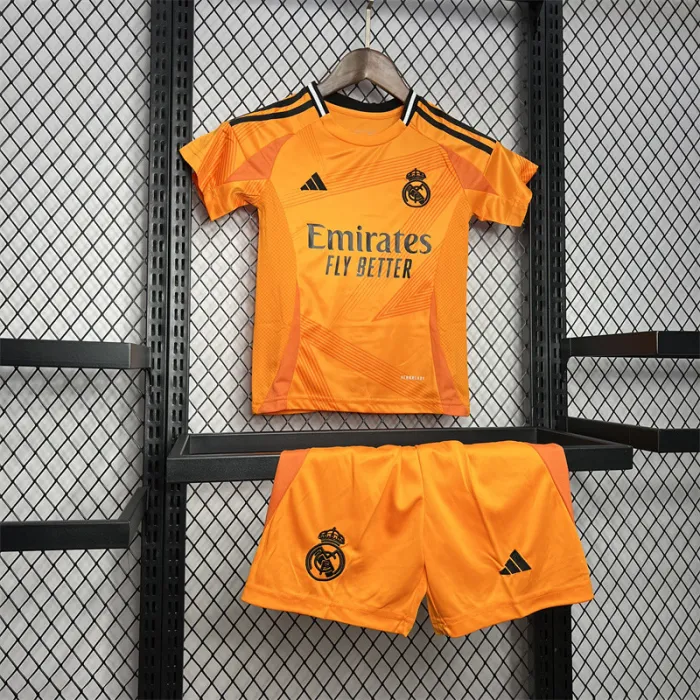 Kids Real Madrid Away Kit 24/25 Football Jersey