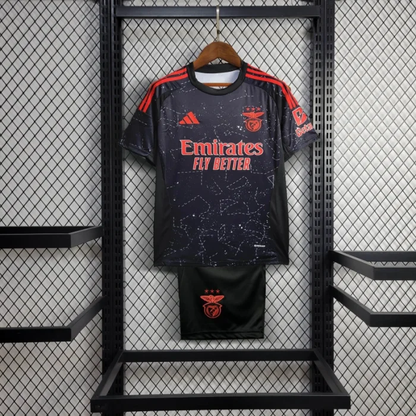 Kids Benfica Away Jersey 24/25 Football Kit