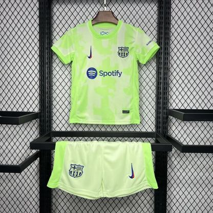 Kids Barcelona Third Jersey 24/25 Football Kit