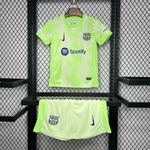Kids Barcelona Third Jersey 24/25 Football Kit