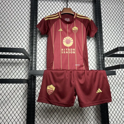 Kids AS Roma Home Jersey 24/25 Football Kit