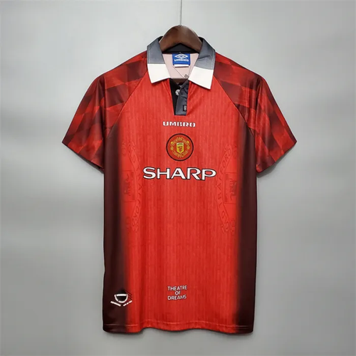 Manchester United Jersey Home Kit 1996 Retro Football Team Soccer Shirt