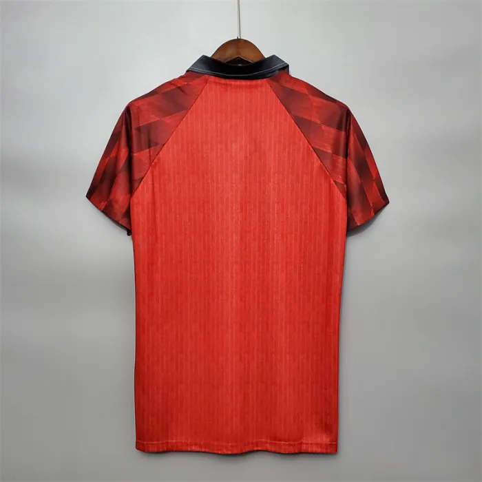 Manchester United Jersey Home Kit 1996 Retro Football Team Soccer Shirt