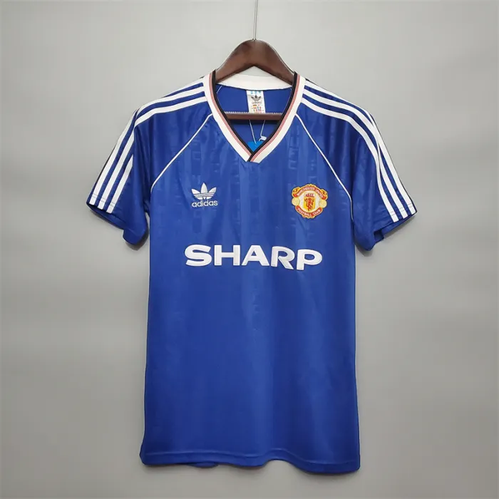 Manchester United Jersey Third Kit 1988/90 Retro Football Team Soccer Shirt