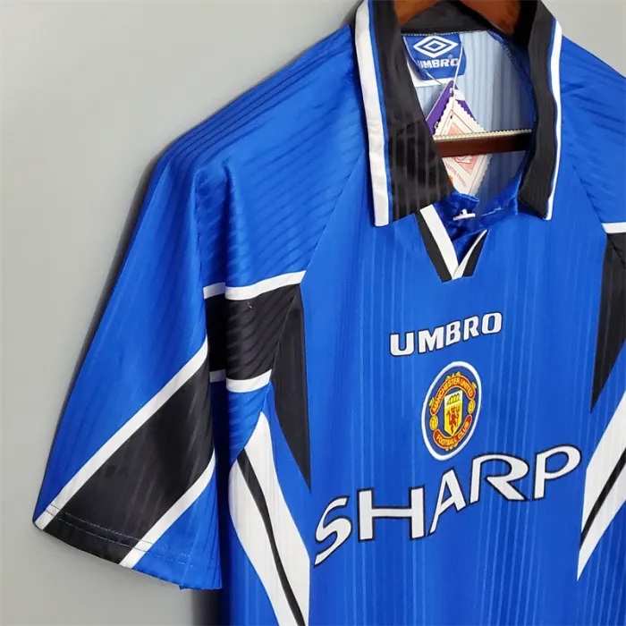 Manchester United Jersey Third Kit 1996/97 Retro Football Team Soccer Shirt