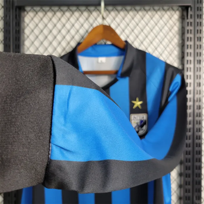 Inter Milan Jersey Home kit 1988 Retro Long Sleeves
