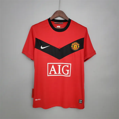 Manchester United Jersey Home Kit 2009/10 Retro Football Team Soccer Shirt