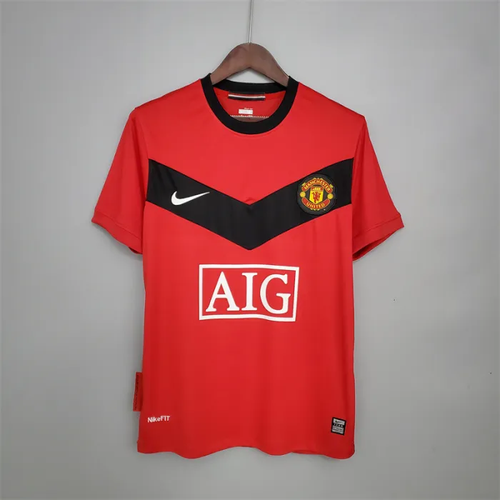 Manchester United Jersey Home Kit 2009/10 Retro Football Team Soccer Shirt