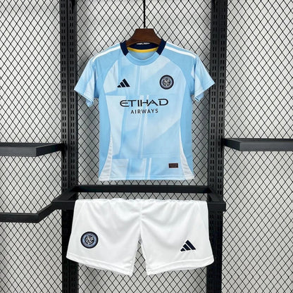 kids new york city jersey 25/26 home football kit soccer jersey