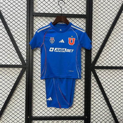 kids university of chile jersey 25/26 home football kit soccer jersey