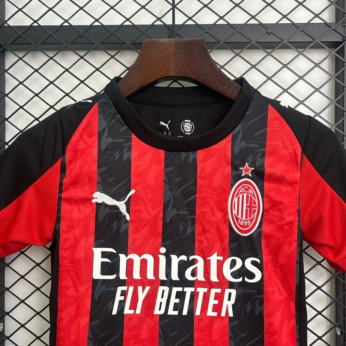 kids ac milan jersey 25/26 home football kit soccer jersey